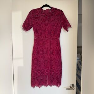 Lulus “Remarkable” Dress Crimson